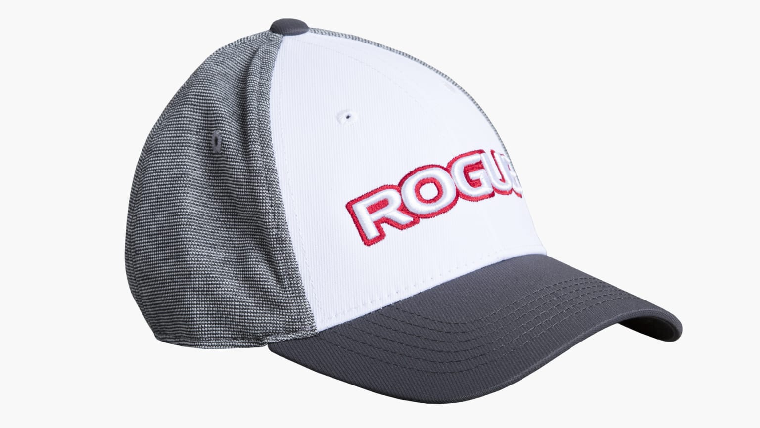 Rogue FlexFit Hat Red White Gray Rogue Fitness Australia